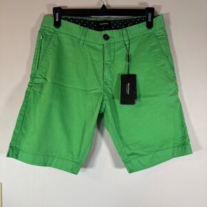 Matinique Slim Fit Chinos Shorts Bright Green Mens Size 32